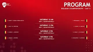 BELGIAN CHAMPIONSHIP 2022 - Men's quarterfinal