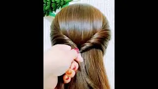 cute party hairstyle😍#shorts #hairstyleban#useful 🥰✨ #shortvideo