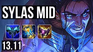 SYLAS vs LUX (MID) | 6/2/11, 500+ games | KR Master | 13.11