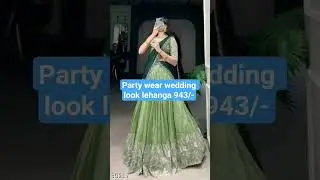 designer party wear wedding look silk blend lehenga like  subscribe🔗 description#lehenga#shortsfeed