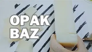 AYÇİÇEK YAĞLI OPAK SABUN BAZI NASIL YAPILIR? Hem de kullanılmış yağdan.