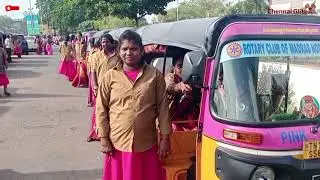Free Distribution of 50 Pink Auto Rickshaw to 50+ Women with Maintenance Charges | Chennai Glitz