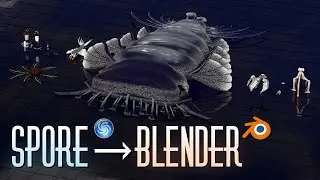 How I Animate Spore Creatures in Blender