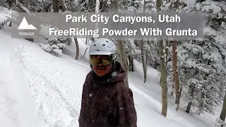 Freeriding Powder With Grunta Canyons Park City, Utah