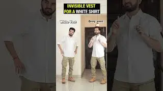 Stop wearing white vests under your white shirts! #style #trends2023