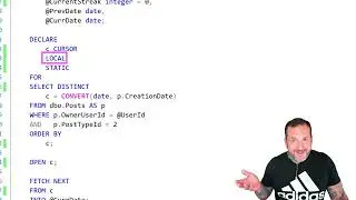 Cursors In Scalar UDFs, and Other Performance Pitfalls In SQL Server