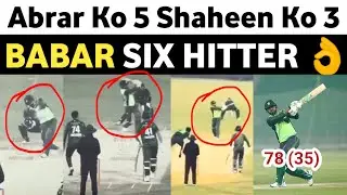 5 Sixes To Abrar & 3 Sixes To Shaheen | Babar Azam Hit Premium Bowlers Of Pakistan 🇵🇰 | Pak vs Aus