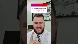 Aux&iacute;lio acidente tem direito a d&eacute;cimo terceiro sal&aacute;rio? #shorts