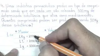 Unidades de massa e volume (Exercícios)