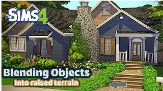 Blending Objects into raised terrain