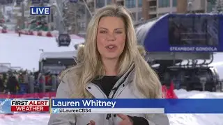 First Alert Meteorologist Lauren Whitney is in Steamboat