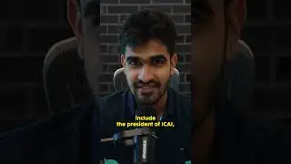 Working With ICAI President | Kushal Lodha #shorts