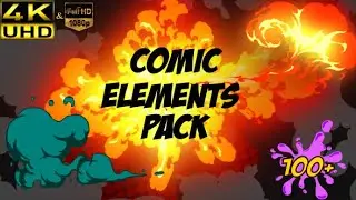 Comic element pack by ninthmotion