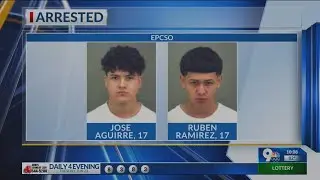 Deputies arrest teens wanted in connection with auto thefts in Fabens