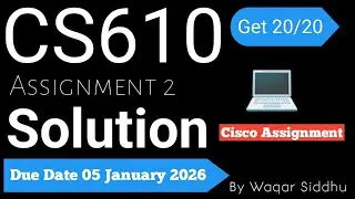 CS610 Assignment No.02 Fall 2026 100% Correct Complete Solution &ndash; Cisco Certificate &ndash; Waqar Siddhu