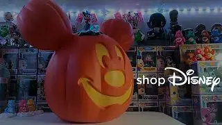 Mickey Mouse Large Light-Up Pumpkin Ornament | Showcase | Halloween | Shop Disney | WDW 2023