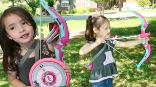 Bow & Arrow, kids Archery, Early Archery Training. Toysery Archery set for kids unboxing and review