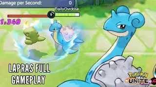 LAPRAS FULL GAMEPLAY | Pokemon UNITE