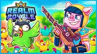 Превращение людей в кур в Realm Royale! (Смешные моменты и неудачи в Realm Royale)