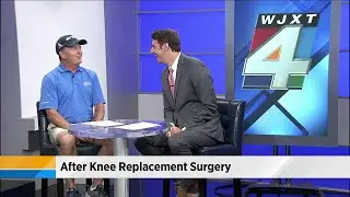 Fred Funk talks after knee replacement surgery