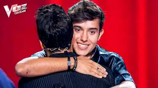 Pablo L&oacute;pez y Luis Fonsi Invaden el Escenario por Gonzalo en La Voz