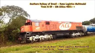 Rumo Logistics Multimodal &ndash; Train N 09 - Southern Railway of Brazil