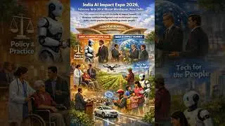 PM Modi Launches India AI Expo 2026 🔥 AI Revolution Begins #shorts