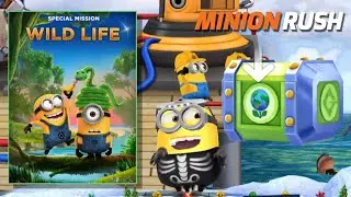 Minion rush Skeleton Bob minion Wild Life special mission stage 2 gameplay walkthrough