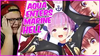 Minato Aqua enters Marine hell & Asks to Get Bullied Hololive Reaction
