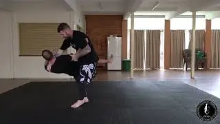 How to Defend Against a Punch with IDA into a Large Outer Reap | Krav Maga Brisbane