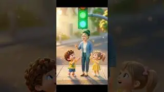 We Safe, We Smart 🚦👶Green light means GO 💚Toddler safety first fun ke saath learning bhi #RoadSafety