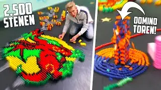 DOMINO DRAAK BOUWEN *2500 Stenen*