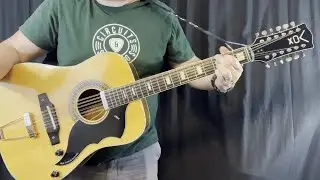 12 String Guitar Repair - Vox V240 Folk Twelve Electric - Made in Italy