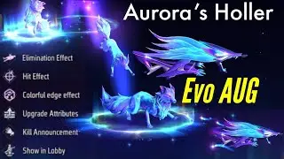 New Aurora's Holler Aug Gun Skin in Free Fire | New  Evo Gun Skin | Evo Aug Skin