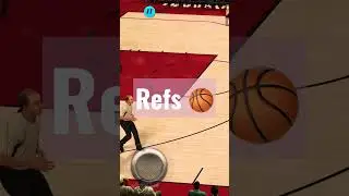 Refs get back loose ball 🏀 #refs #nbashow #nbaassistweek #nbadunkweek #shorts #gamingtiktoks