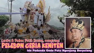 Lembu & Padma Putih Kuning Iringi Ida Pedanda Gede Putu Ngenjung Berpulang- Puri Ubud Nampak Hadir