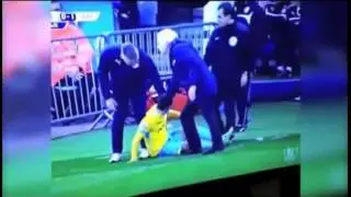 Nigel Pearson appears to grab James McArthur by the throat Video