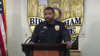 Birmingham Police Department holds news conference on crime reduction