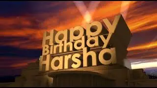 Happy birthday Harsha