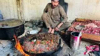 Naseer Afridi Beef & Kaleji Fry | Tirah Valley Tawa Fry Kaleji | Pakistani Village Cooking | Village