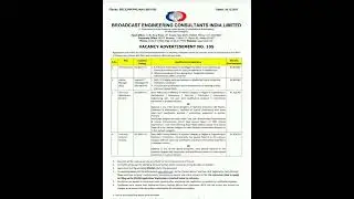 BECIL Recruitment 2022 | Latest Jobs 2021 #shorts