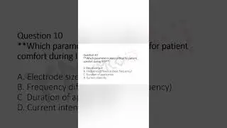 Electrotherapy MCQs: 10 [MCQs on Interferential Therapy (IFT)]