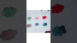 Color mixing Tertiary ❤️ #shorts  #paintingshorts