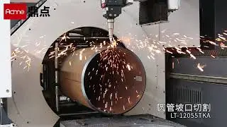 #acme LT-12055TKA model to cut 425 diameter round pipe with 12mm thickness