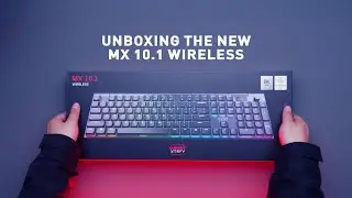 Unboxing and sound test: CHERRY XTRFY MX 10.1 Wireless | Low-profile gaming keyboard