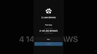 paws Claim Process Live Withdraw to Exchange #paws #pawslistingdate #pawsairdrop
