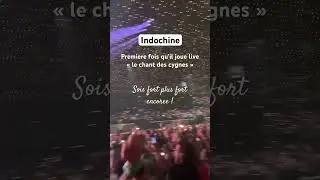 Incroyable @indochineofficiel  le chant des cygnes 🦢 Arena Aix