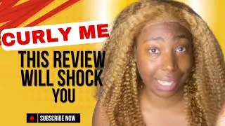 Honest Unboxing & Review | Colored Kinky Curly Wig from Curly Me Hair 💁🏾‍♀️
