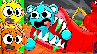 Reacting to CURSE of the SPRUNKI SLIDE EATER... (Cartoon Animation)