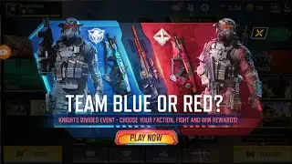 Red vs Blue! Knights divided!